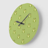 Froggy Decorative Clock ラージ壁時計 (傾斜)