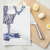 Froggy Mornings キッチンタオル (四つ折り)