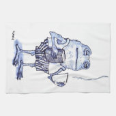 Froggy Mornings キッチンタオル (横)