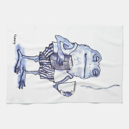 Froggy Mornings キッチンタオル