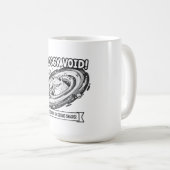 Froggy Void Funny Space Frog Cartoon コーヒーマグカップ (正面右)