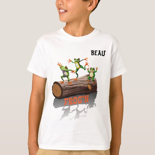 「Frog'n Customizable Boy's Tシャツ (正面)