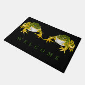 Frogsフォーマットへようこそ – カスタマイズ可能 ドアマット (アングル)