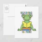 Frog's読 isおもしろいTシャツとギフト ポストカード (正面/裏面)