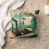 Frog's 遊 Pc Games, Ukiyo-e Frog Art，カエル クッション (ブランケット)