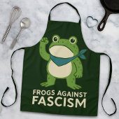 Frogs Against Fascism Portland Frog Protest エプロン