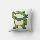 Frogs Against Fascism Portland Frog Protest クッション (正面)