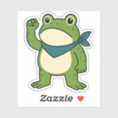 Frogs Against Fascism Portland Frog Protest シール (シート)