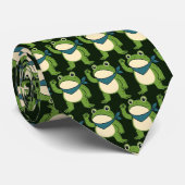 Frogs Against Fascism Portland Frog Protest ネクタイ (ロール)