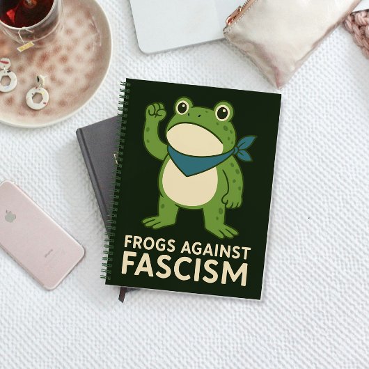 Frogs Against Fascism Portland Frog Protest ノートブック