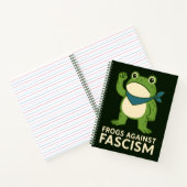 Frogs Against Fascism Portland Frog Protest ノートブック (内部)