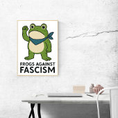 Frogs Against Fascism Portland Frog Protest ポスター