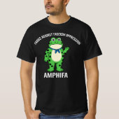 Frogs Against Fascist Oppression AMPHIFA Funny Pro Tシャツ (正面)