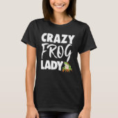 Frogs Lady  Women Frog Love Tシャツ (正面)