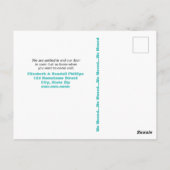 Frogs Liliesパッユーモアのあるド私たちは発表を移動 ポストカード (裏面)