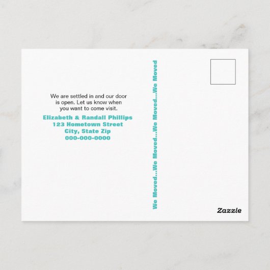 Frogs Liliesパッユーモアのあるド私たちは発表を移動 ポストカード (裏面)