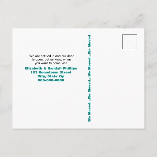 Frogs Liliesパッユーモアのあるド私たちは発表を移動 ポストカード (裏面)