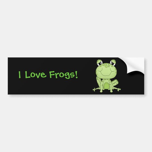 Frogs Lover Products バンパーステッカー (正面)