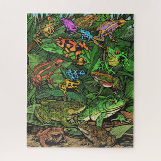 Frogs Puzzle ジグソーパズル