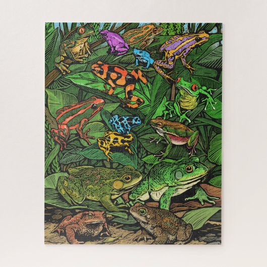 Frogs Puzzle ジグソーパズル (縦)
