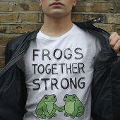 Frogs Together Strong Portland Frog Protest Tシャツ