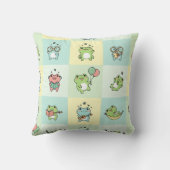 Frogs with Tiny Hobbies クッション (裏面)