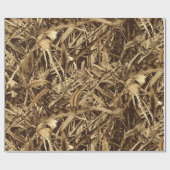 Frogskin、Duck Hunter、水鳥迷彩柄紙 ラッピングペーパー (フラット)