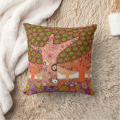 Frogspawnの木2010年 クッション (ブランケット)