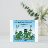 frogsWedding.png ポストカード (スタンド正面)