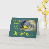 Frog'sWishForYourの誕生日… カード (黄色い花)
