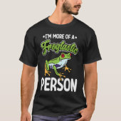Frogtastic Person Red Eyed Tree Frog Tシャツ (正面)