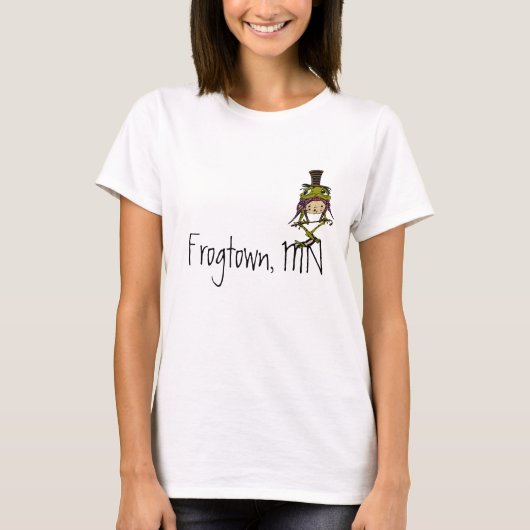FrogtownのTシャツの聖者のセントポールミネソタの記念品 Tシャツ (正面)
