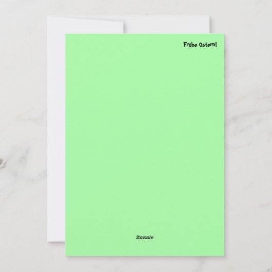 Frohe Ostern! シーズンカード (裏面)