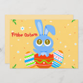 Frohe Ostern! シーズンカード (正面/裏面)