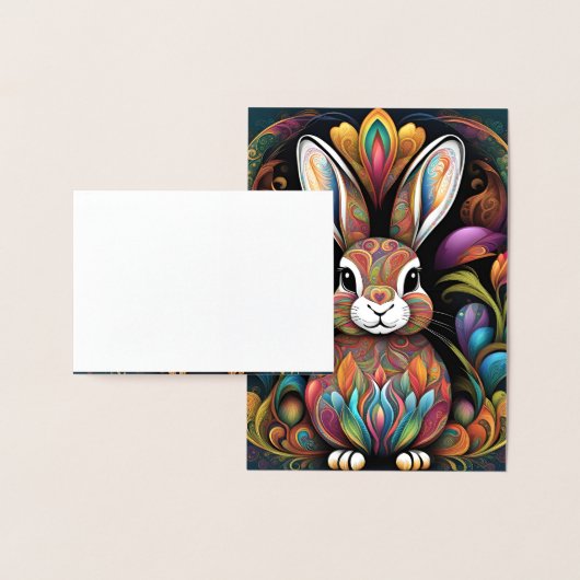 Frohe Ostern 2 箔カード (ディスプレー)