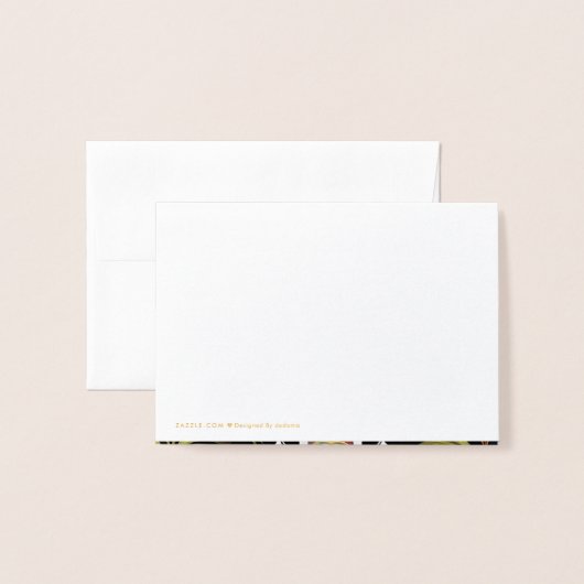 Frohe Ostern 2 箔カード (裏面封筒付き)