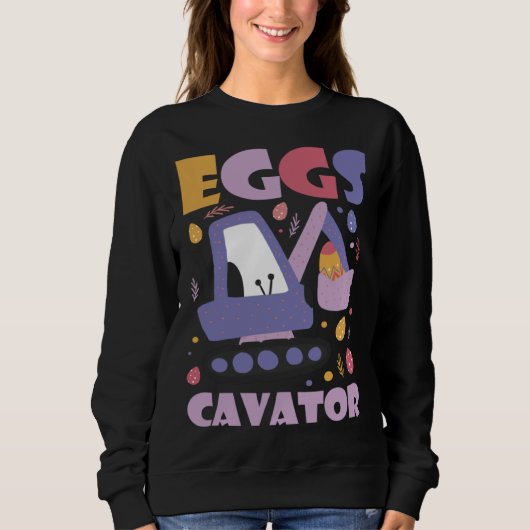 Frohe Ostern Children's T-Shirt for Boys and Girls スウェットシャツ (正面)