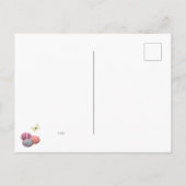 Frohe Ostern- Hase sitzt au einem Ei 案内ポストカード (裏面)