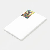 Frohe Ostern - Osterhase in Blumen ポストイット (アングル)