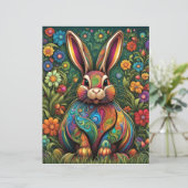 Frohe Ostern - Osterhase in Blumen 2 (スタンド正面)