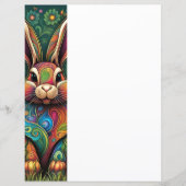 Frohe Ostern - Osterhase in Blumen 2 (正面)