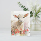 Frohe Ostern Postkarte ポストカード (スタンド正面)