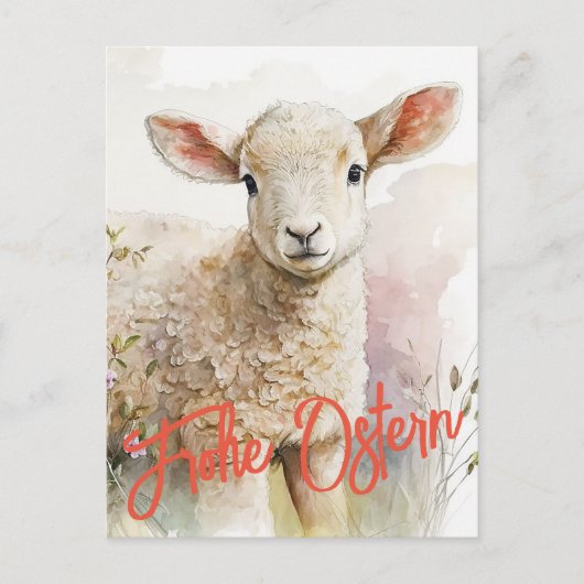 Frohe Ostern Postkarte ポストカード (正面)