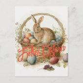 Frohe Ostern Postkarte ポストカード (正面)