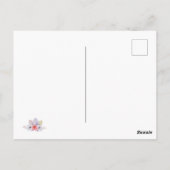 Frohe Ostern rosa Osterei  ポストカード (裏面)