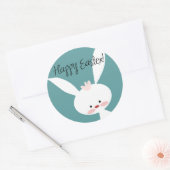 FROHE OSTERN RUNDER STICKER, SET OF STICKERS ラウンドシール (封筒)