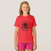 Frohe Weihnachenドイツのカッコウ時計 Tシャツ (正面フル)
