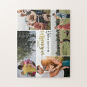 Frohe Weihnachenドイツのクリスマス4写真コラージュ ジグソーパズル (縦)