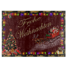 Frohe Weihnachen カッティングボード