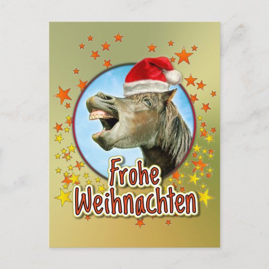 Frohe Weihnachen ポストカード (正面)